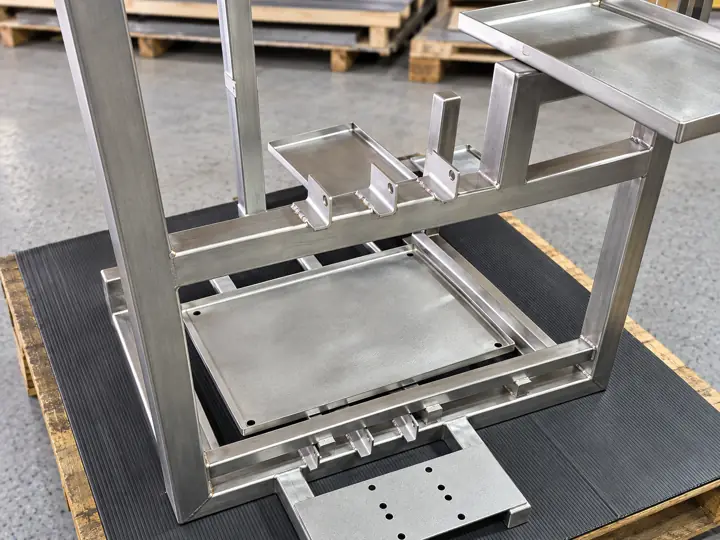 Cadru sudat din inox realizat de HABA Research